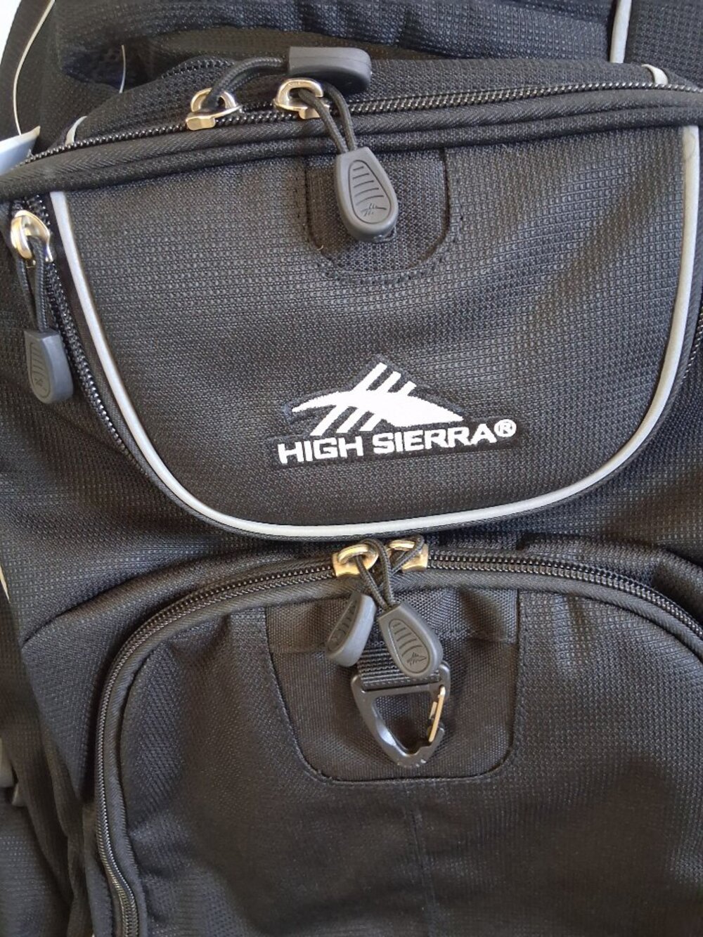 NWT - High Sierra Powerglide Wheeled Rolling Backpack Large Black - NEW - Picture 8 of 10